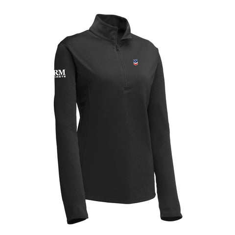 Black Sport-Tek Women's 1/4-Zip Pullover