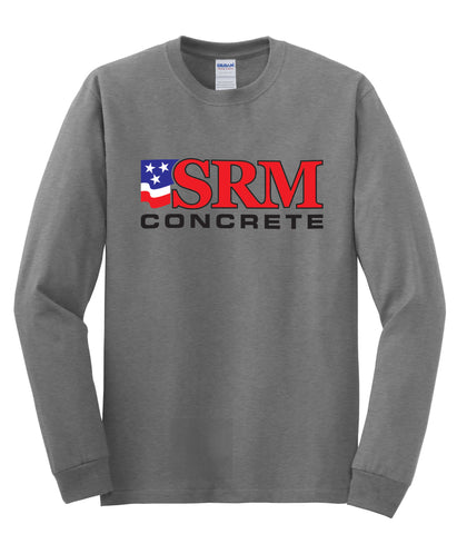 Gray Heavy Cotton™ 100% Cotton Long Sleeve T-Shirt