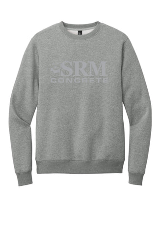 Grey Tone-On-Tone Crewneck Sweatshirt