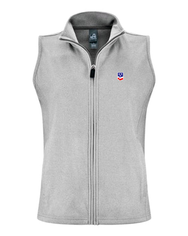 J. America Women's Element Fleece vest - Grey