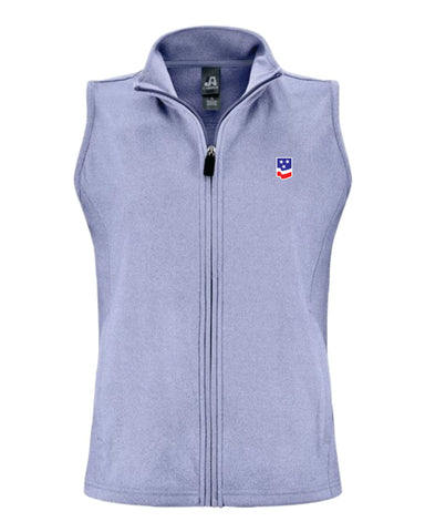 J. America Women's Element Fleece Vest - Navy