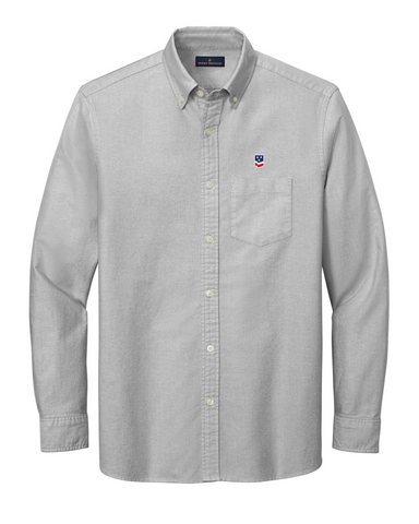 Camicia Oxford Brooks Brothers Uomo - Friday, Bianco, Cotone 100%, Colletto Button-down