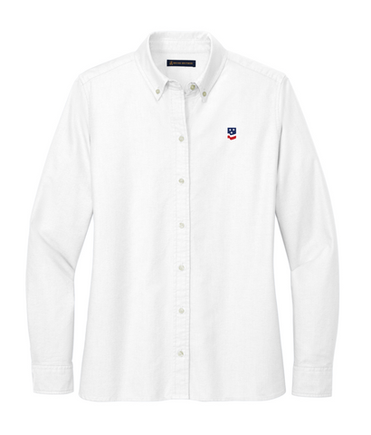 Womens Classic Oxford Shirt in White - Oxford Shirt Co.