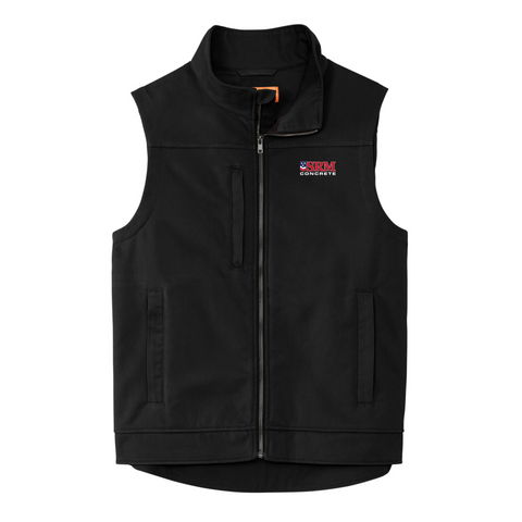 Black CornerStone® Duck Bonded Soft Shell Vest