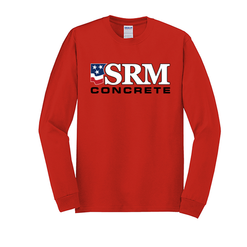 Red Heavy Cotton™ 100% Cotton Long Sleeve T-Shirt