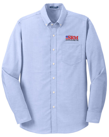 Men's Oxford Blue Port Authority® SuperPro™ Oxford Shirt